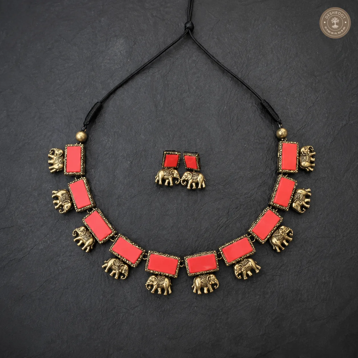 Pranavi Terracotta Necklace | Handcrafted Tamil Nadu Terracotta Jewellery