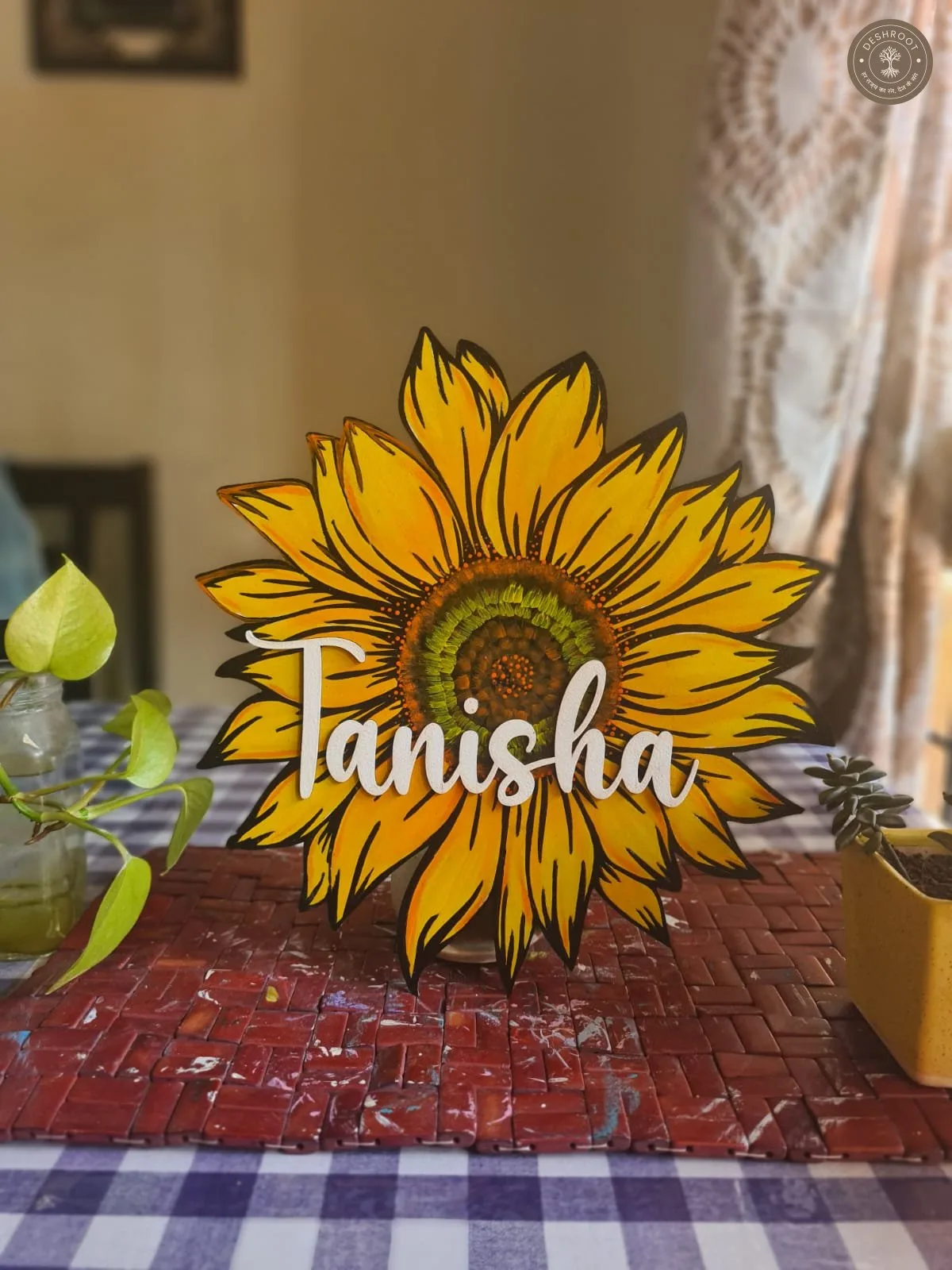 Sunflower Nameboard