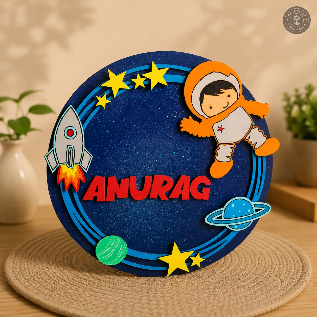 Space theme Nameboard for kids