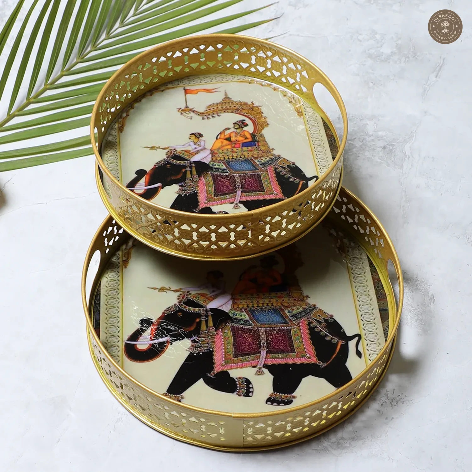 Elephant Tray Set of 2