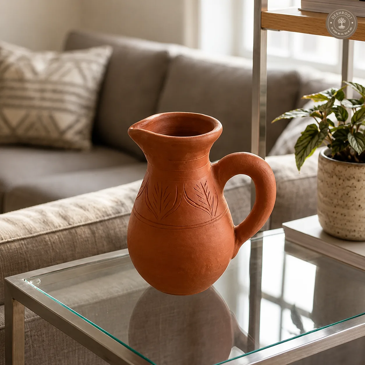Handcrafted Terracotta Water Pitcher