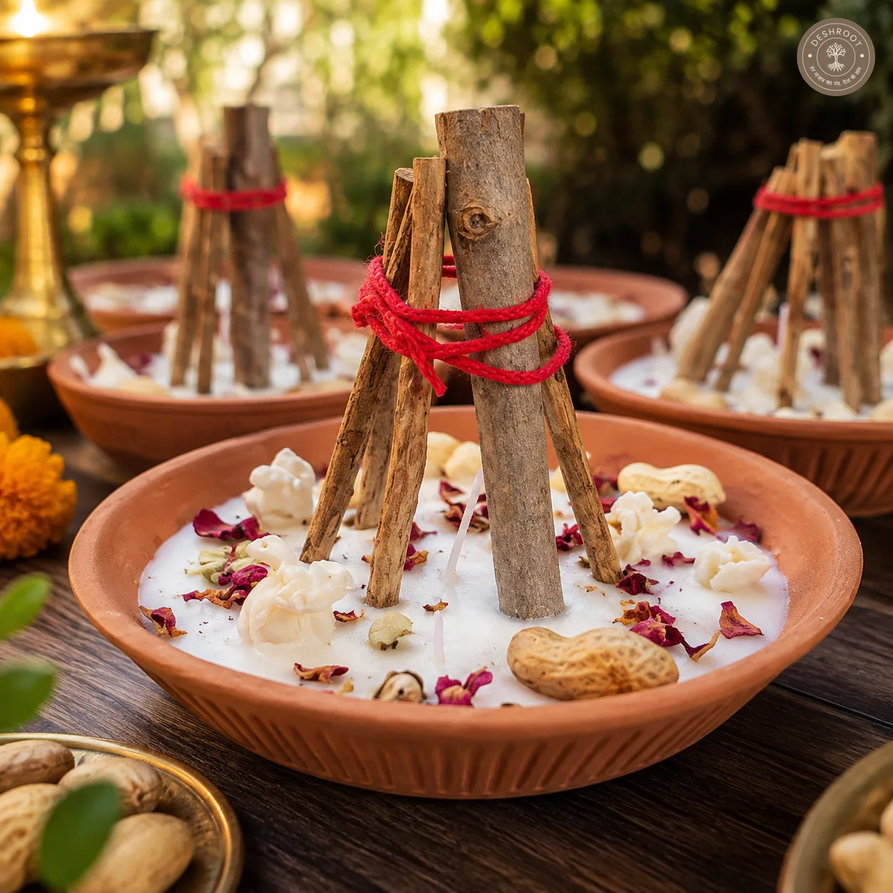 Traditional Lohri Bonfire Candle
