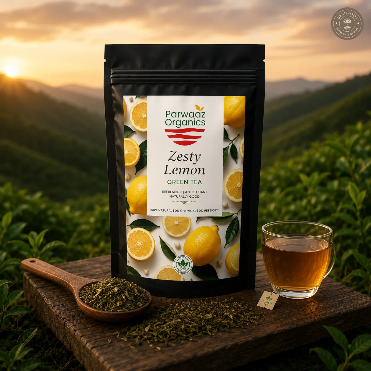 Zesty Lemon Green Tea