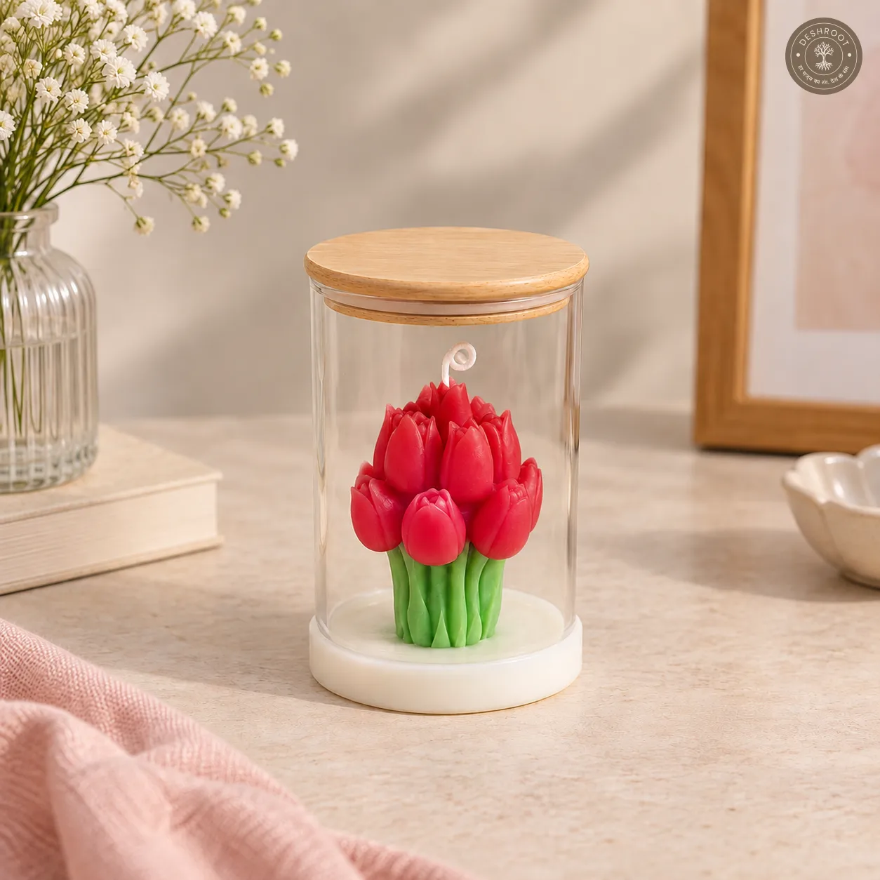 Tulip Garden Jar Candle