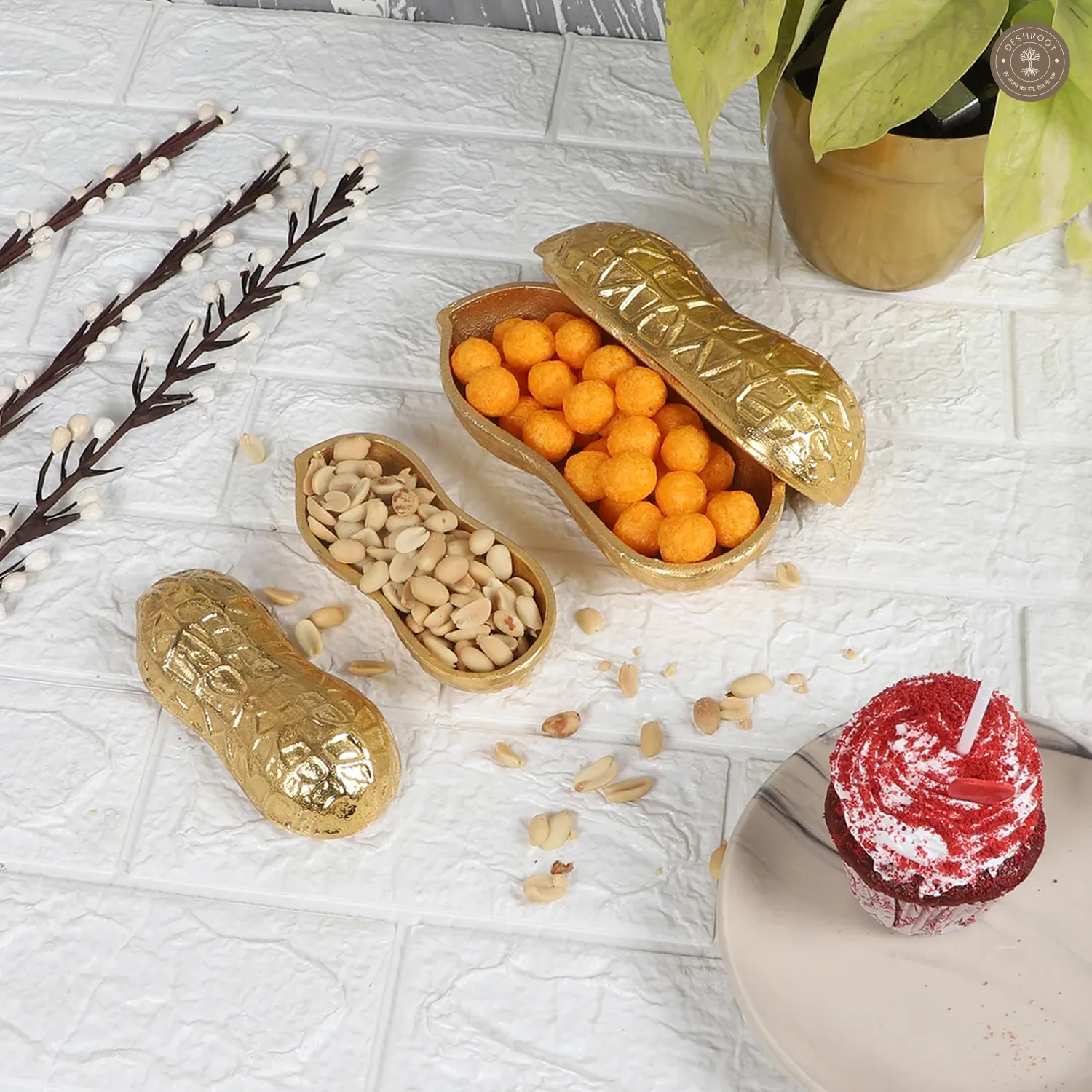 Peanut Platter Set of 2