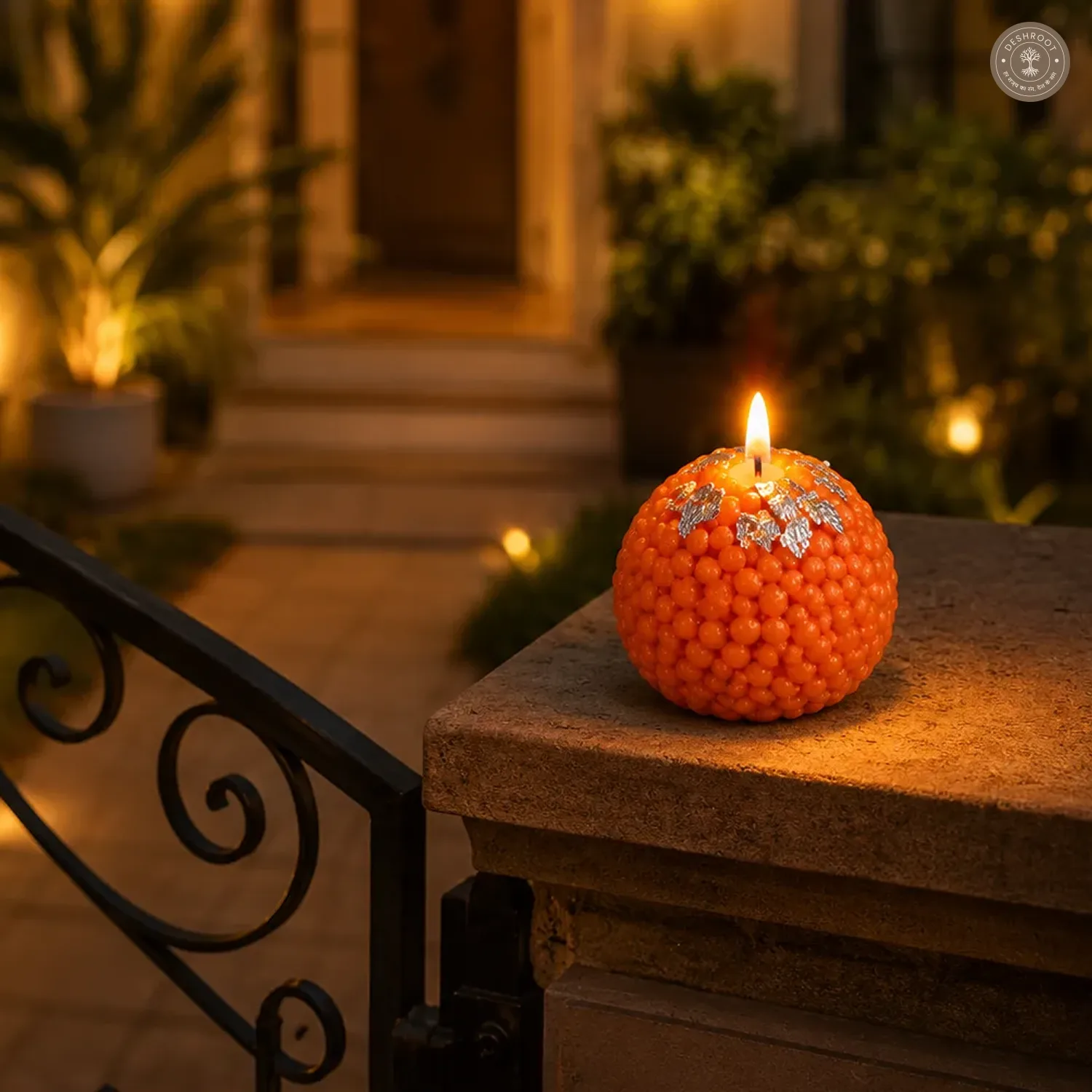 Laddu Delight Festive Candle – Traditional Indian Sweet-Inspired Candle