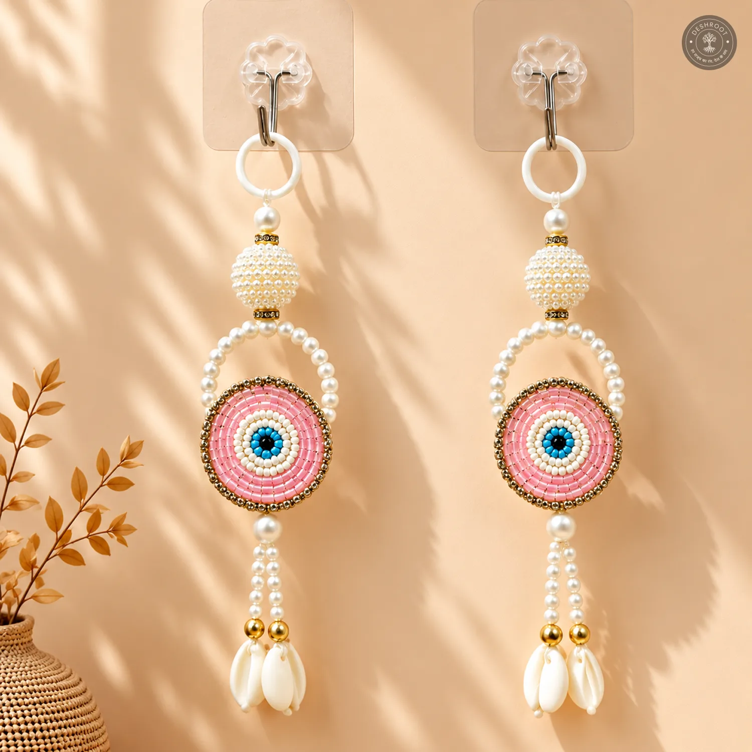 Evil Eye Pearl Wall Hanging