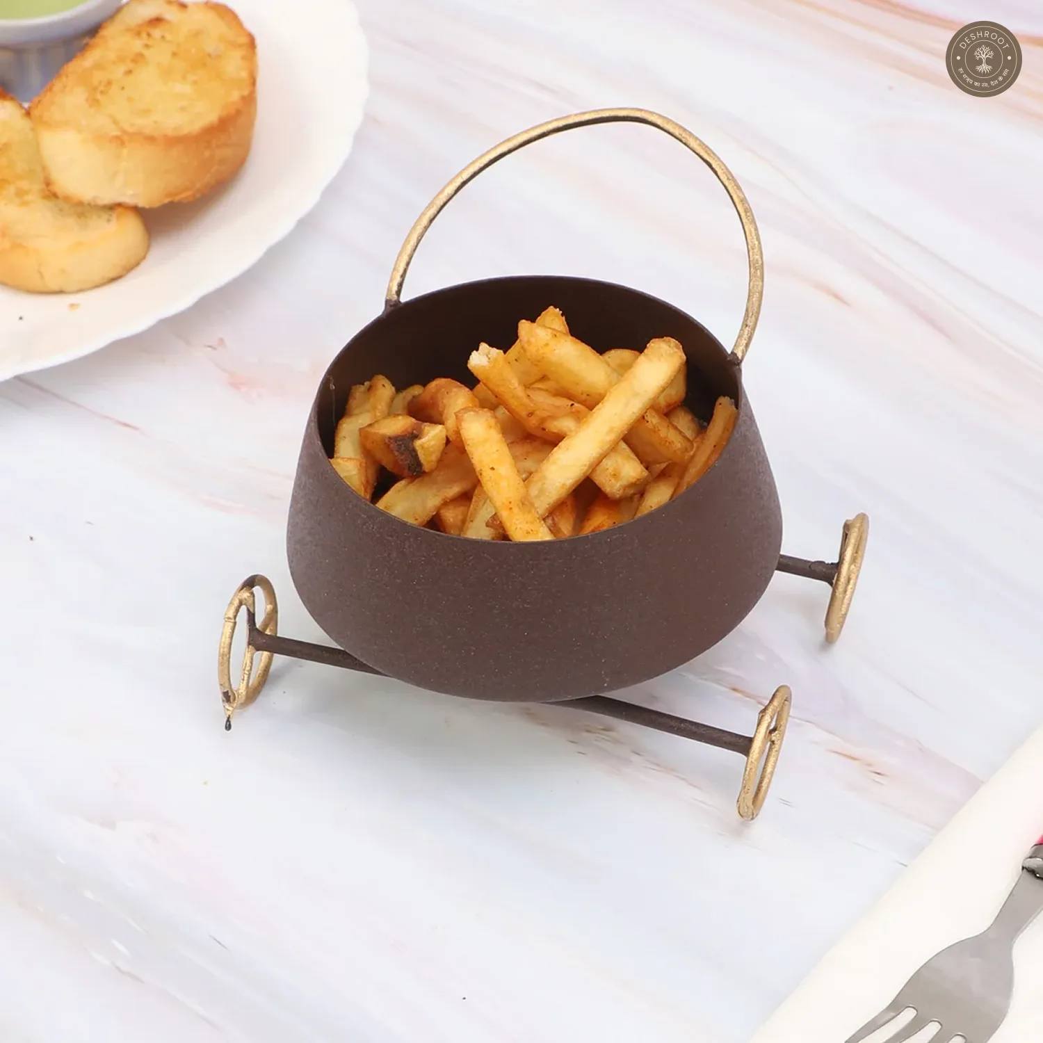 Wine Shape Bowl Snacks Platter With Wheels