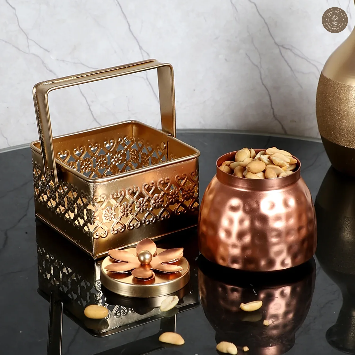 Basket With Jar SIngle