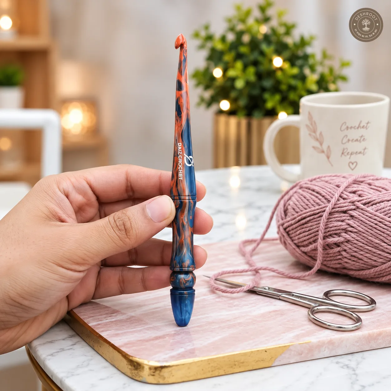 Cadet Streamline Resin Crochet Hook