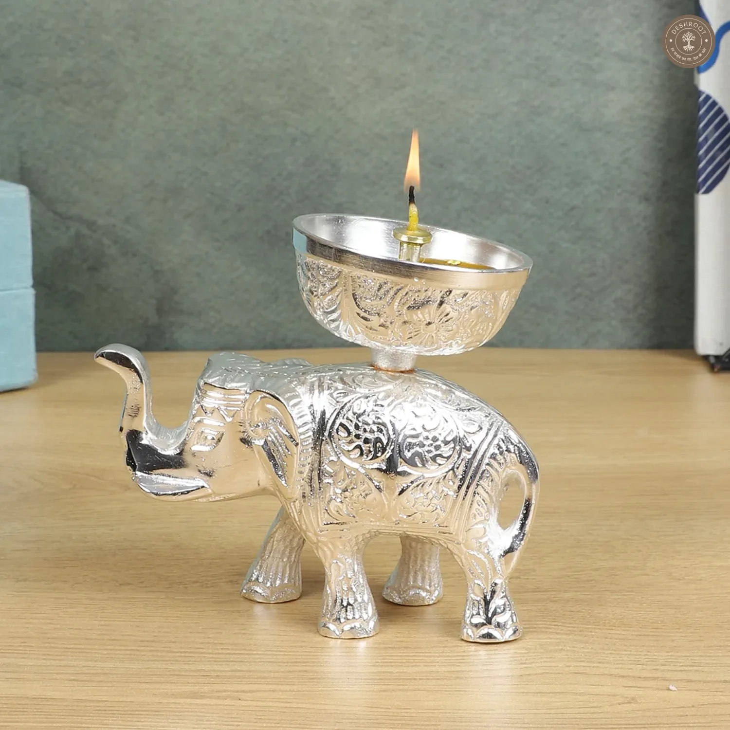 Aluminium Elephant Akhand Dia