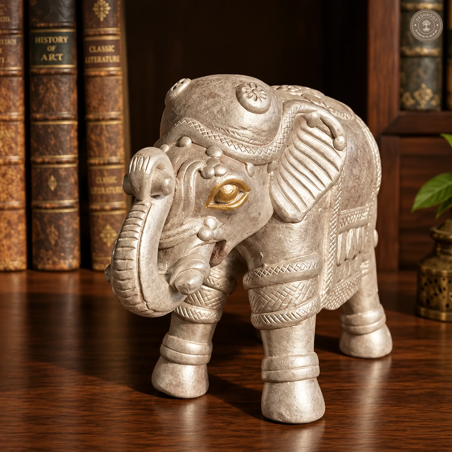 Handcrafted Terracotta Elephant Figurine – Traditional Decorative Art Piec