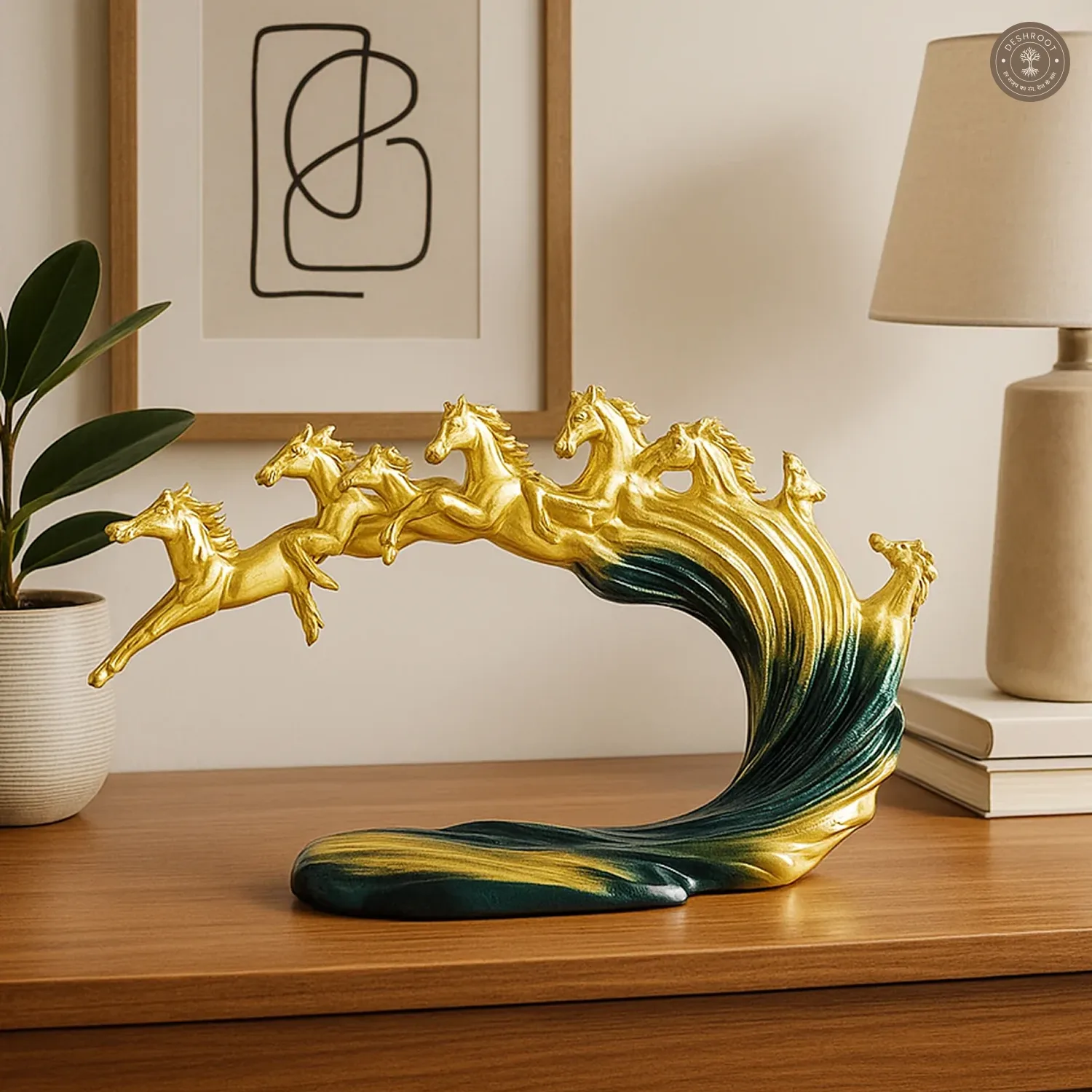 Seven Running Horses Table Decor