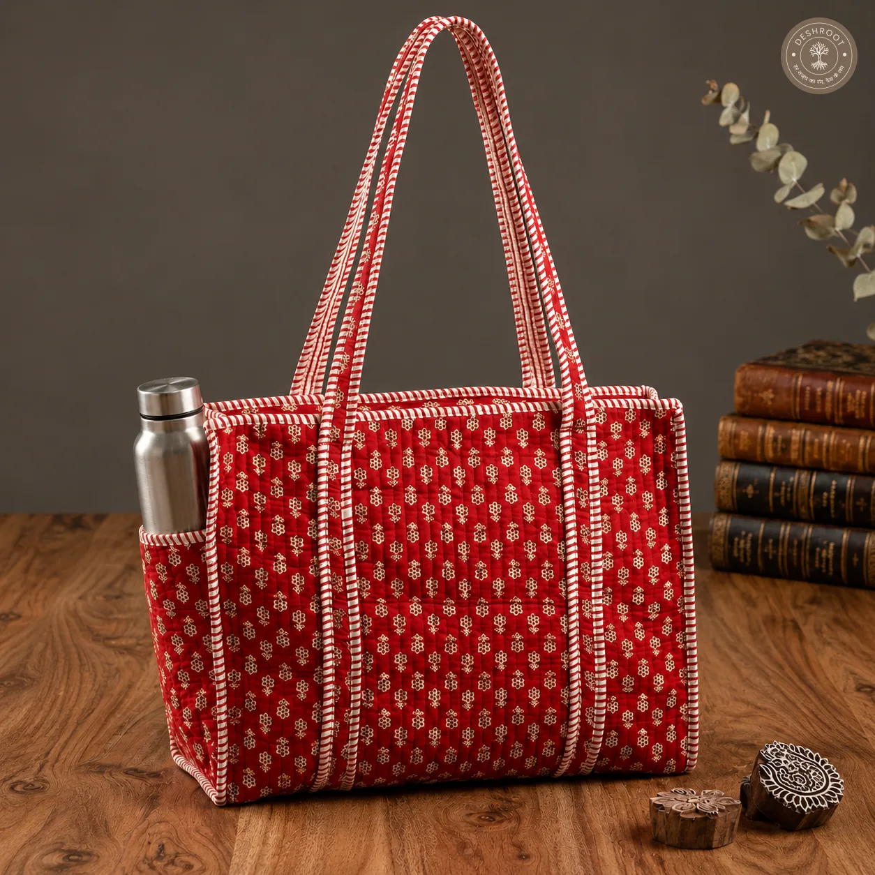 Red Buti Printed Multipurpose Shoulder Bag for Women