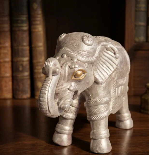 Handcrafted Terracotta Elephant Figurine – Traditional Decorative Art Piec