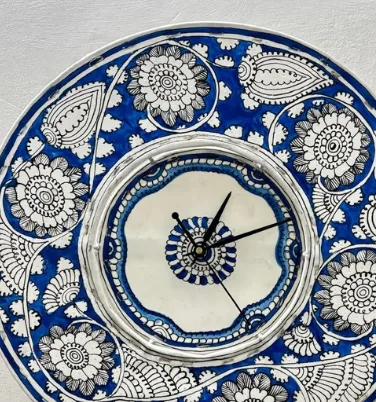 Tholu Wall Clock- Blue